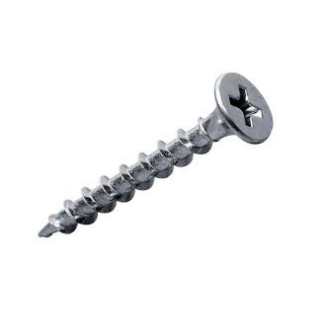 Tornillo Volcanita Rosca Madera CRS zincado 6 x 1 1/4 - 100 Unidades-0