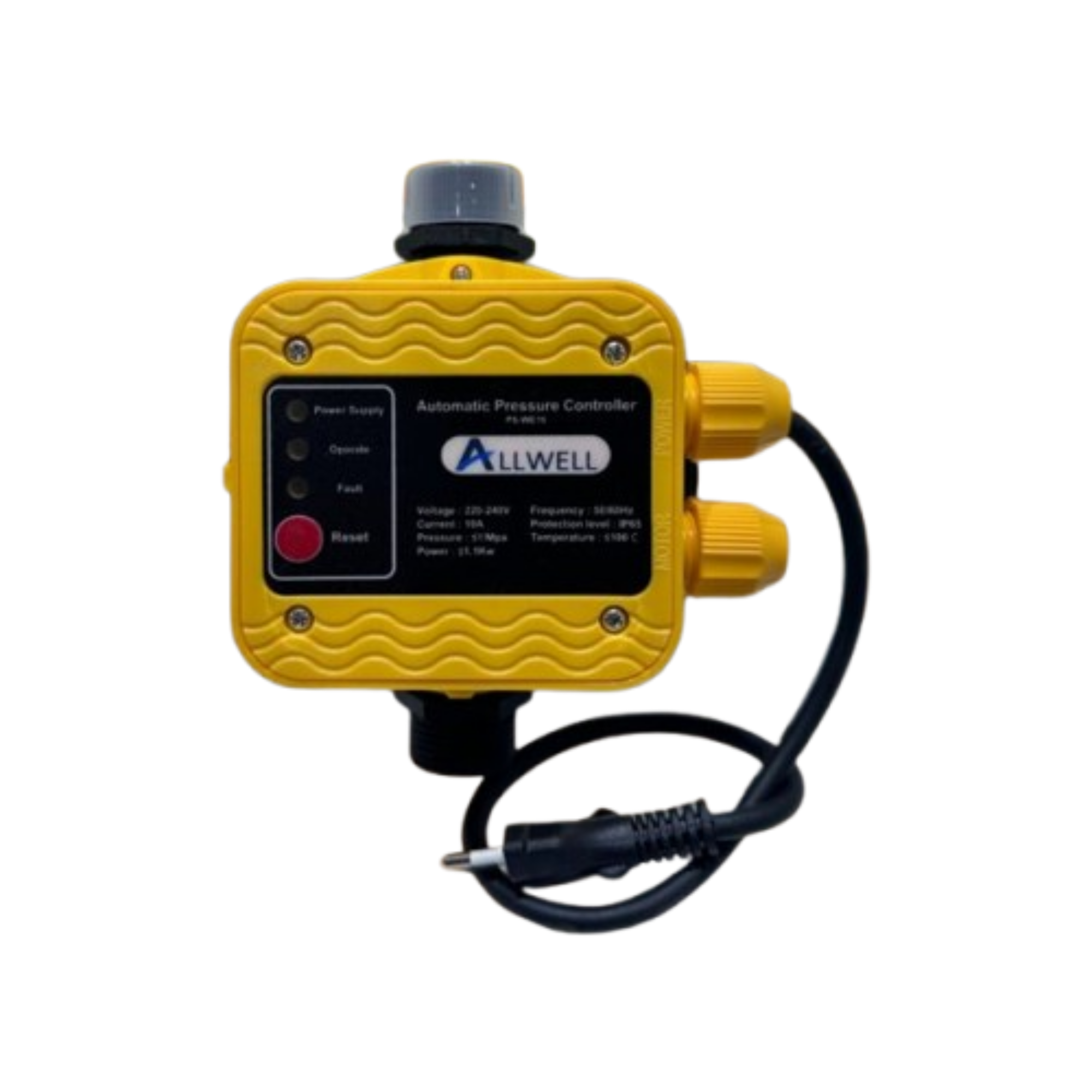 KIT BOMBA PERIFERICA ALLWELL 1.0 HP QBm80 CONTROLADOR AUTOMATICO DE PRESION-3