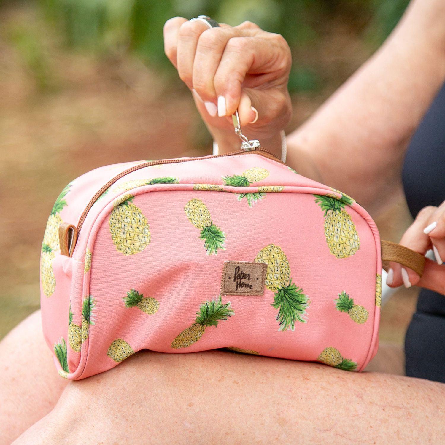 Estuche cosmetiquero sustentable piñas Paper Home-4