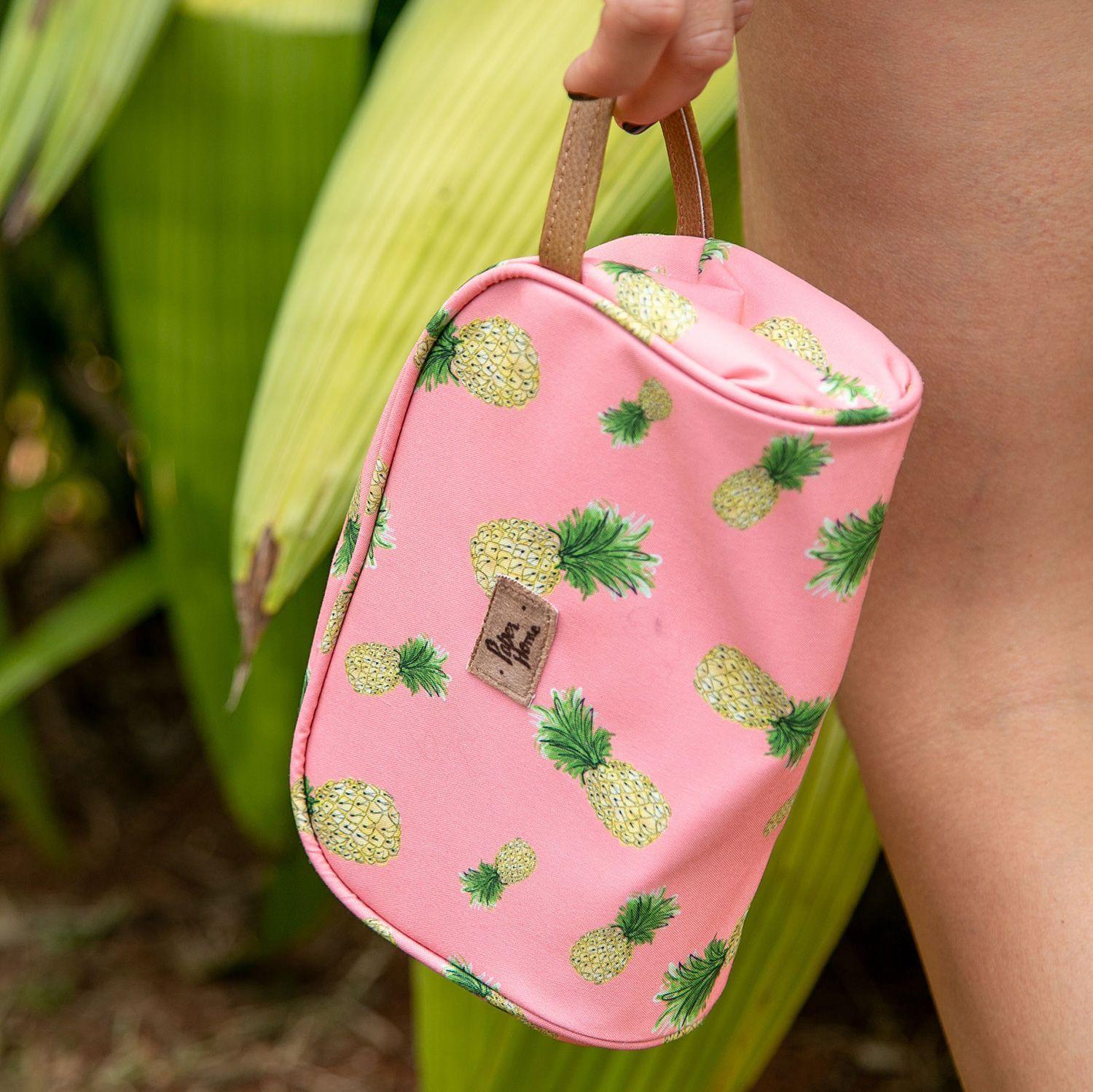 Estuche cosmetiquero sustentable piñas Paper Home-3