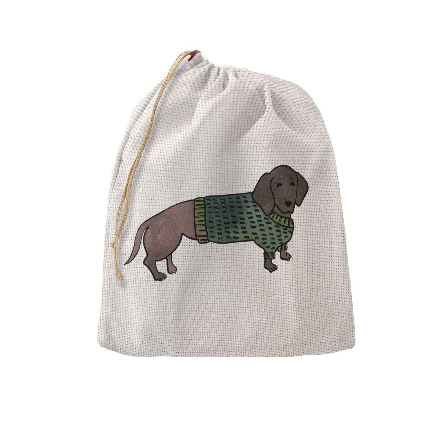 Bolsa organizadora de juguetes infantiles y bebés diseño perro salchicha Paper Home-0