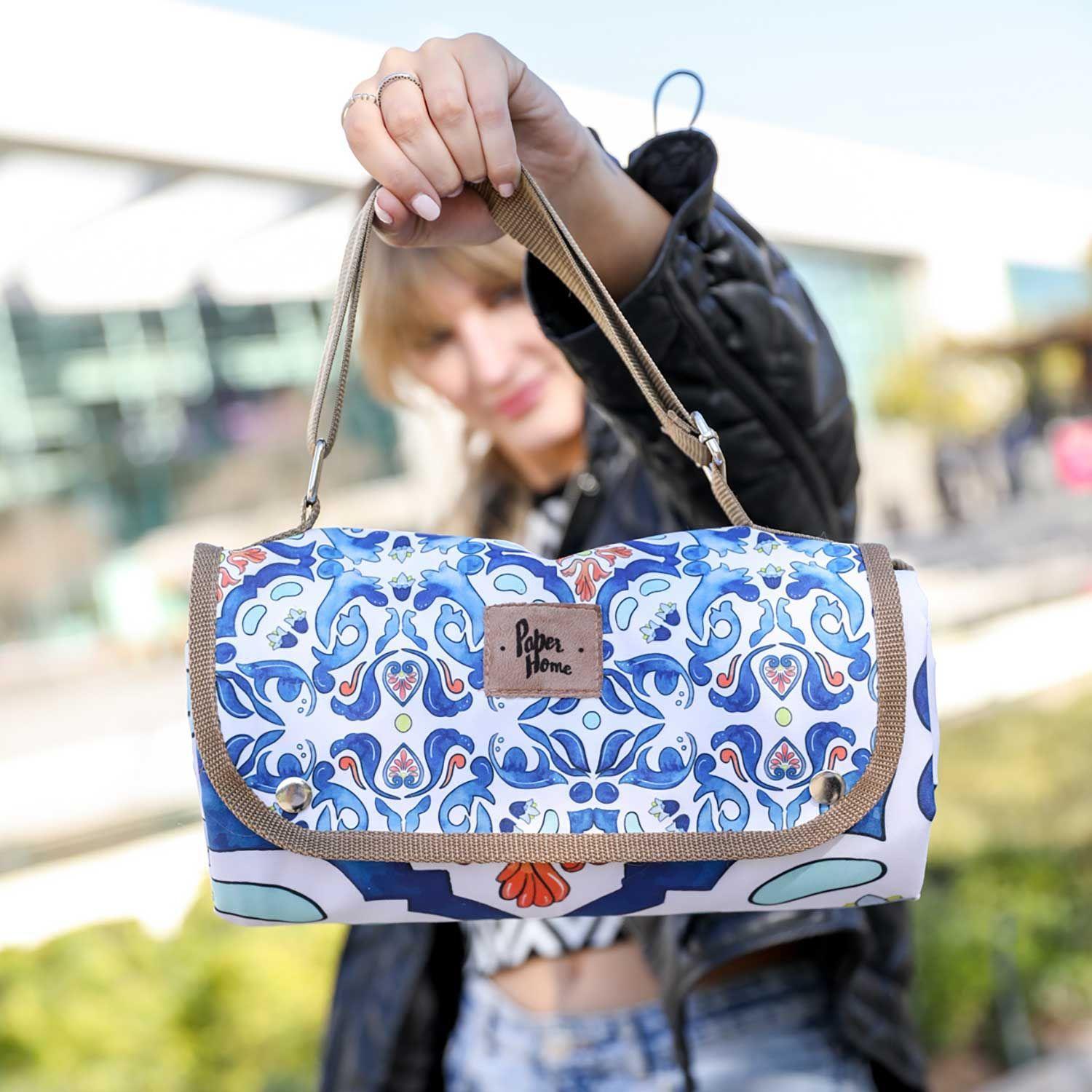 Manta de picnic anti manchas XL mosaico Paper-Home-3