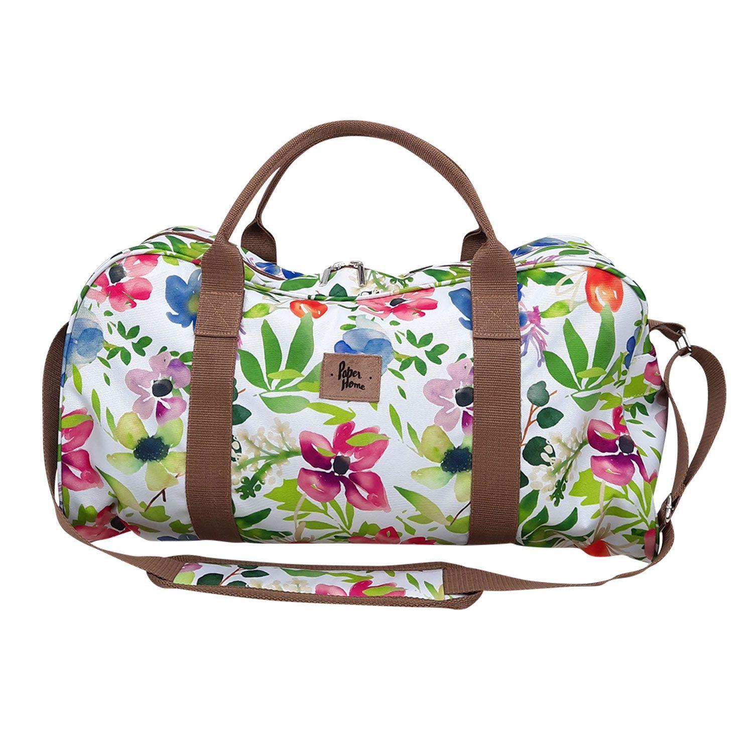 Bolso de viaje sustentable flores Paper Home-0
