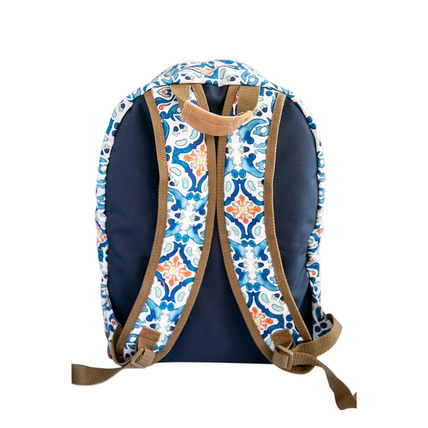 Mochila sustentable escolar mosaico Paper Home-2