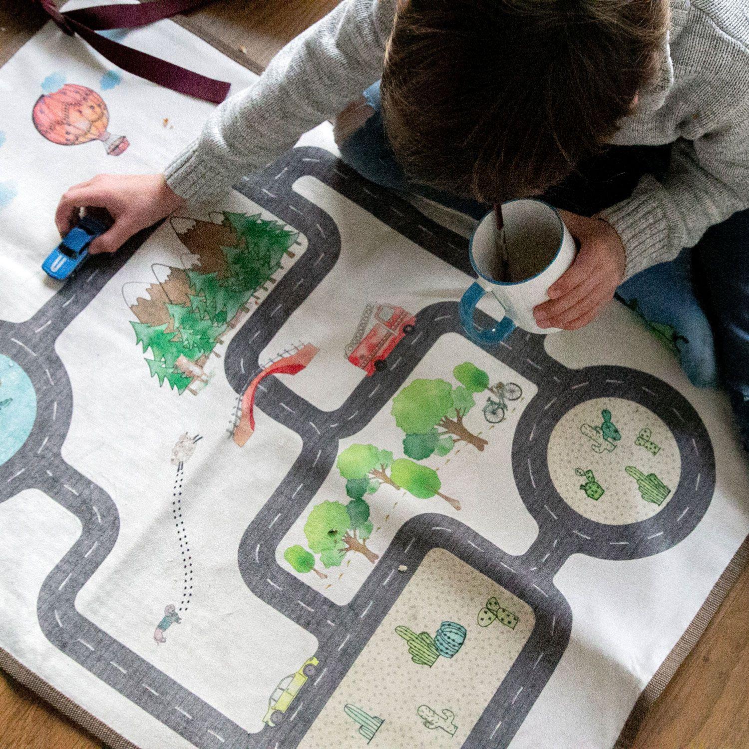 Alfombra de juego infantil niños Paper Home-6