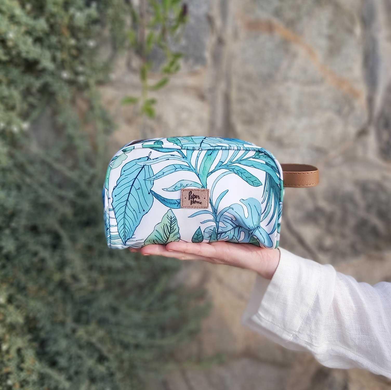 Estuche cosmetiquero sustentable botánico Paper Home-4