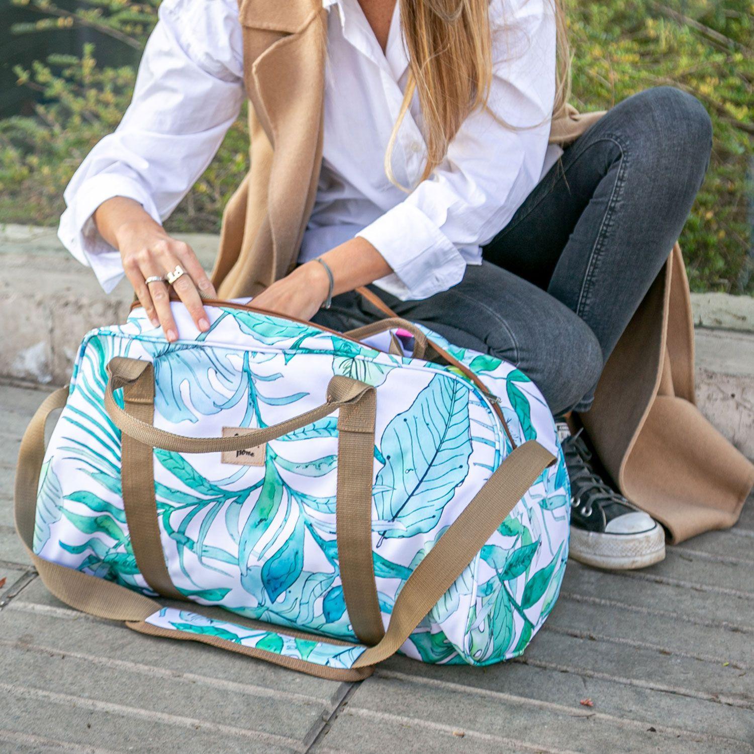 Bolso de viaje sustentable botánico Paper Home-2