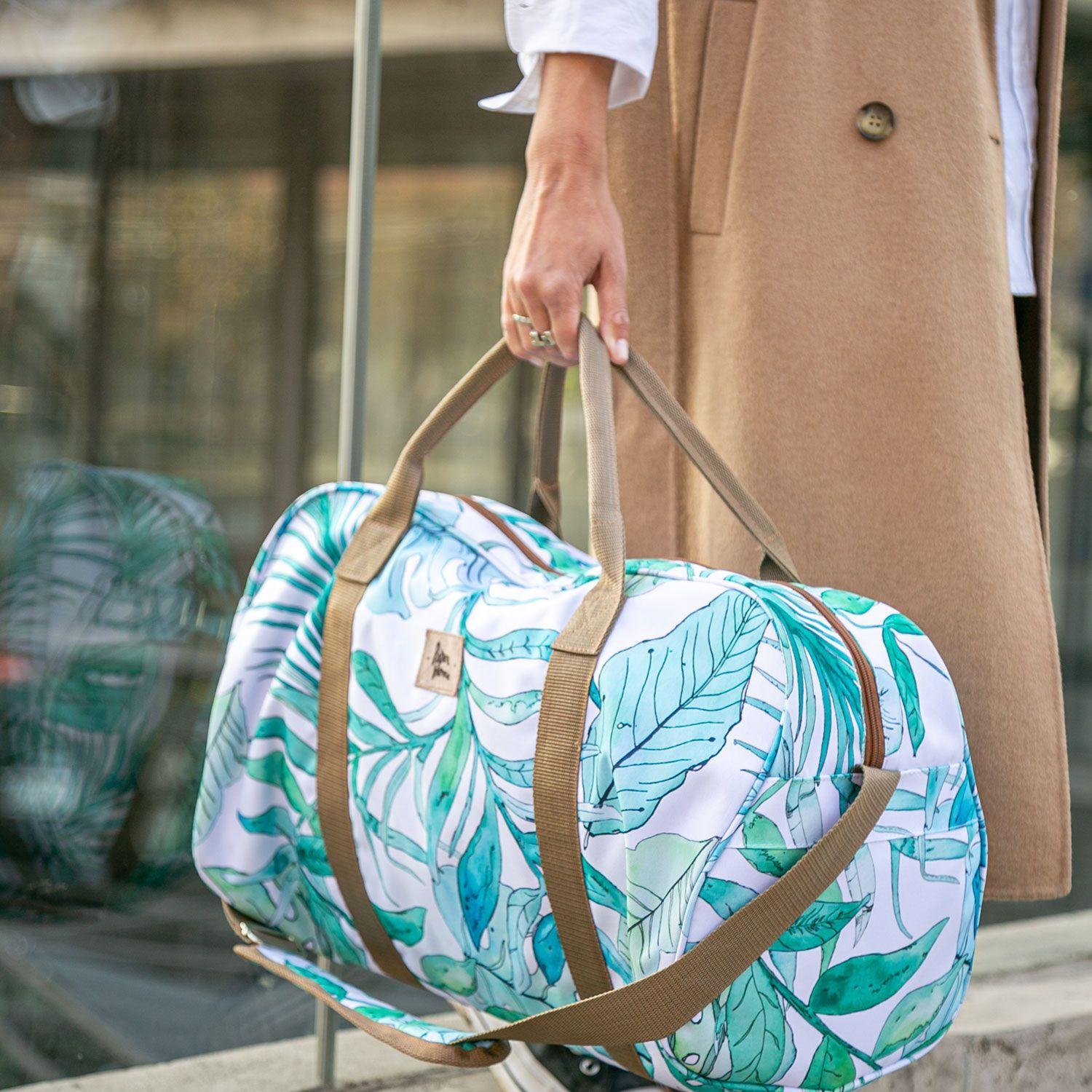 Bolso de viaje sustentable botánico Paper Home-3