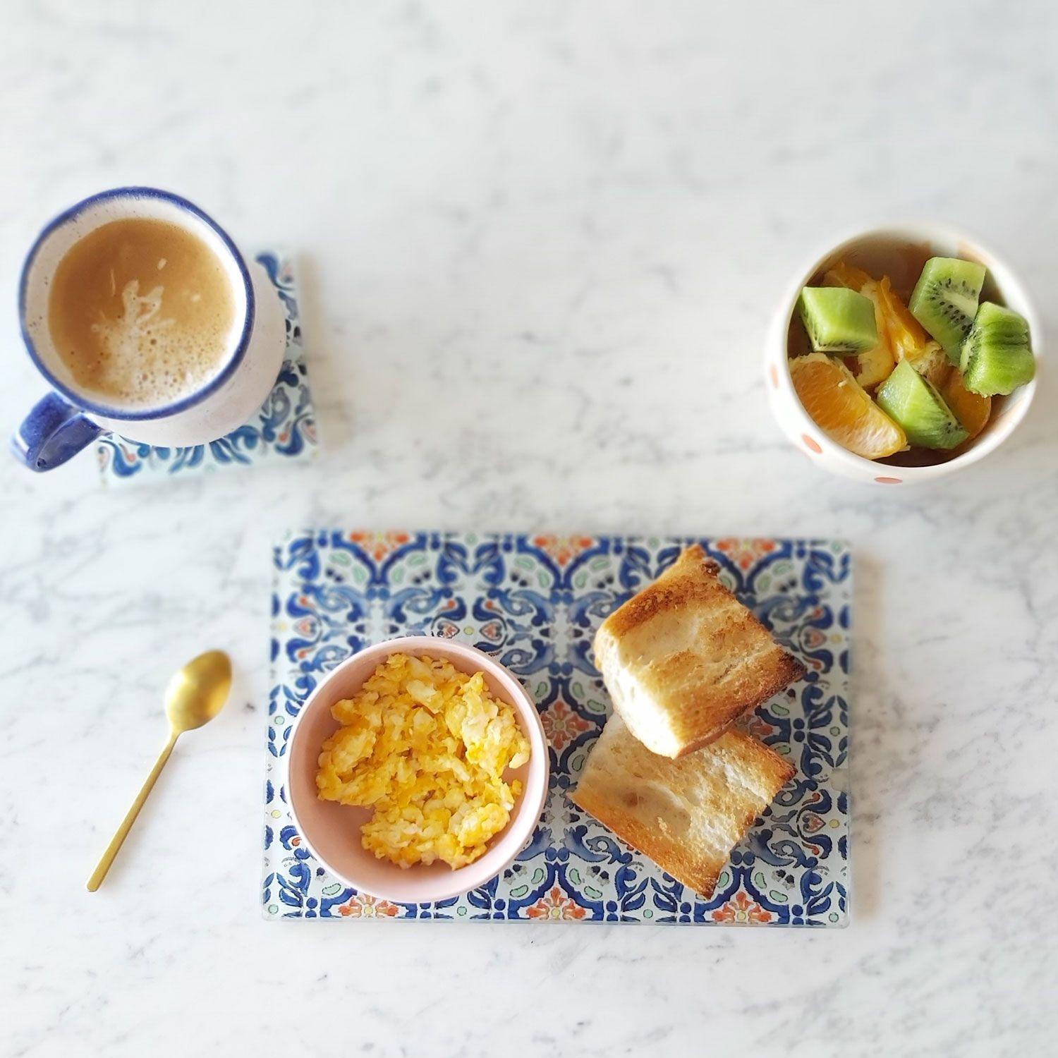 Tabla para cortar o picar de vidrio 28,5 x 20 cm mosaico Paper Home-1