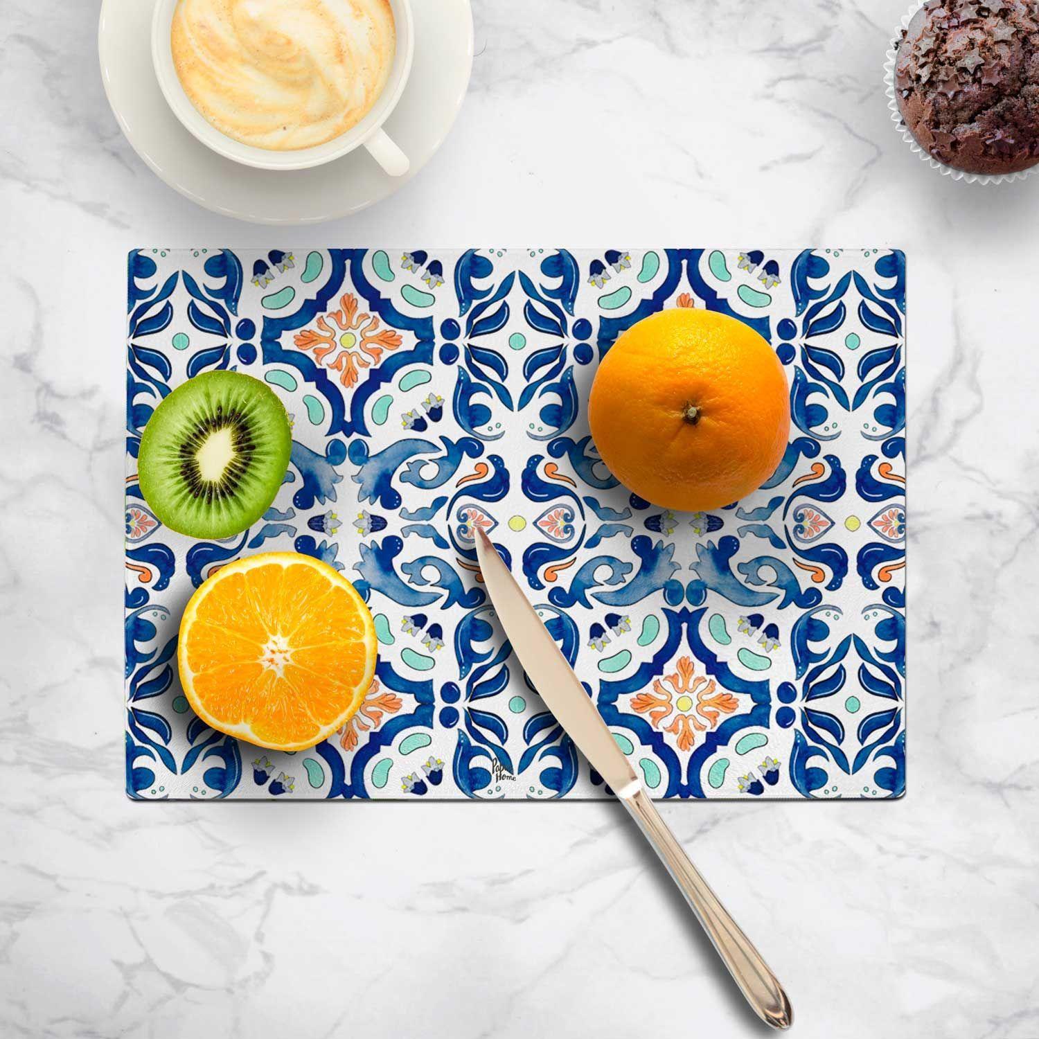 Tabla para cortar o picar de vidrio 28,5 x 20 cm mosaico Paper Home-5