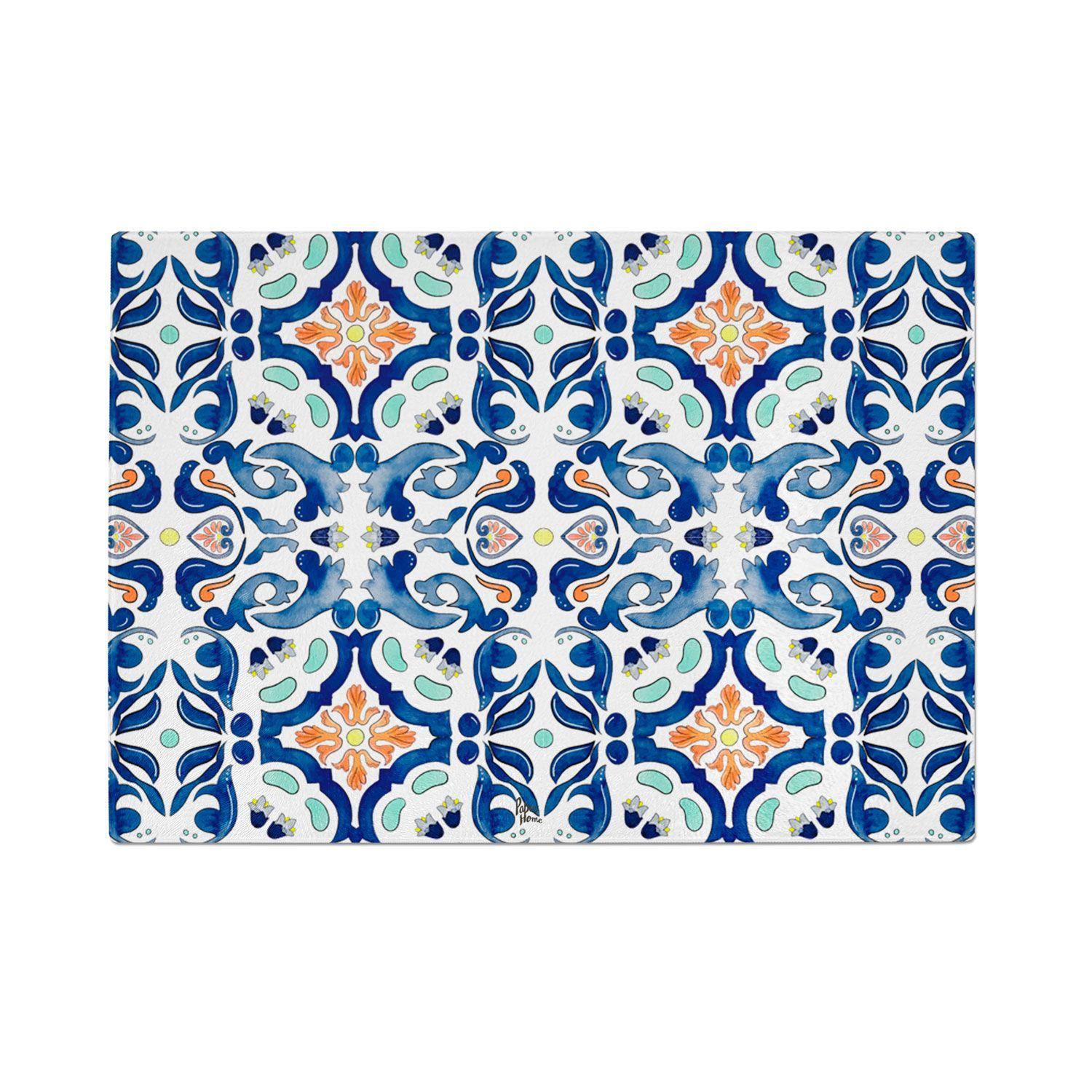 Tabla para cortar o picar de vidrio 28,5 x 20 cm mosaico Paper Home-0