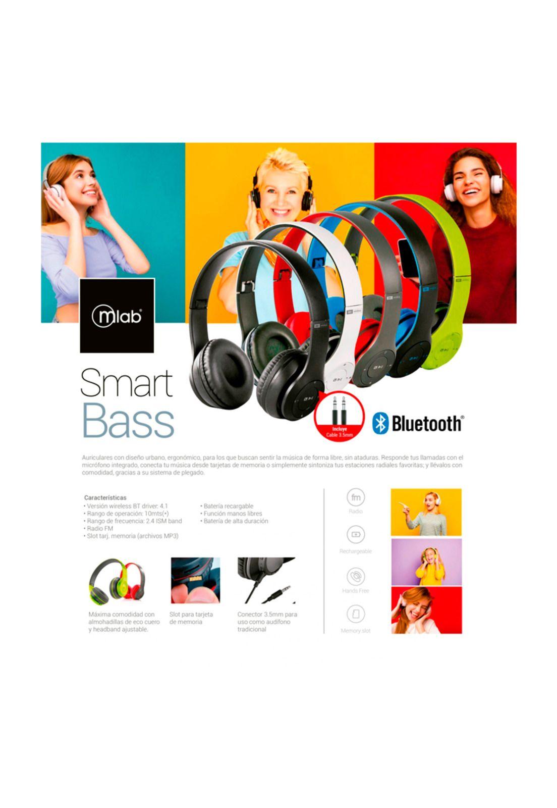 Audífono Bluetooth Smart Bass / Over-EAR-1