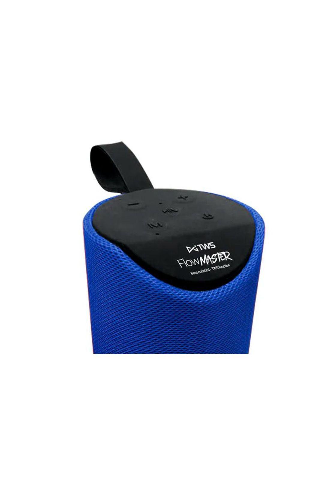 Parlante Mlab Flow Master 8859 Bluetooth Usb Fm Azul-3