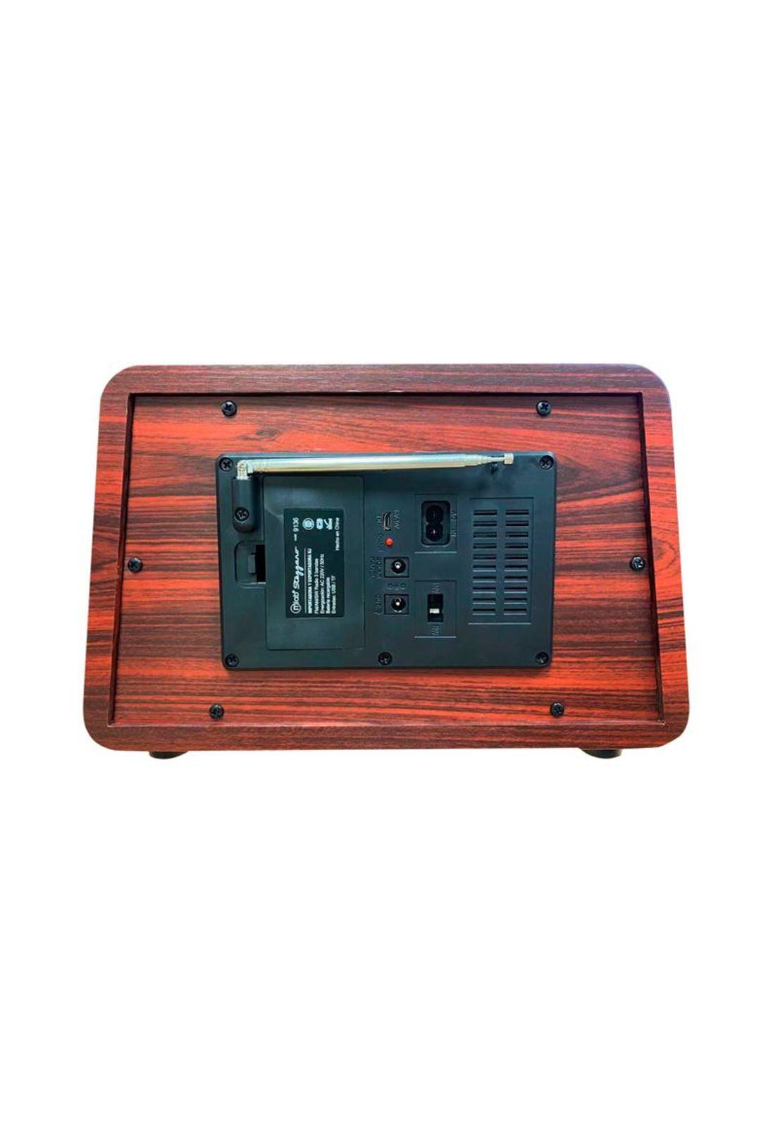 Radio Parlante Mlab 9136 Retro Stezzano Bluetooth Usb Tf Fm Color Café-1