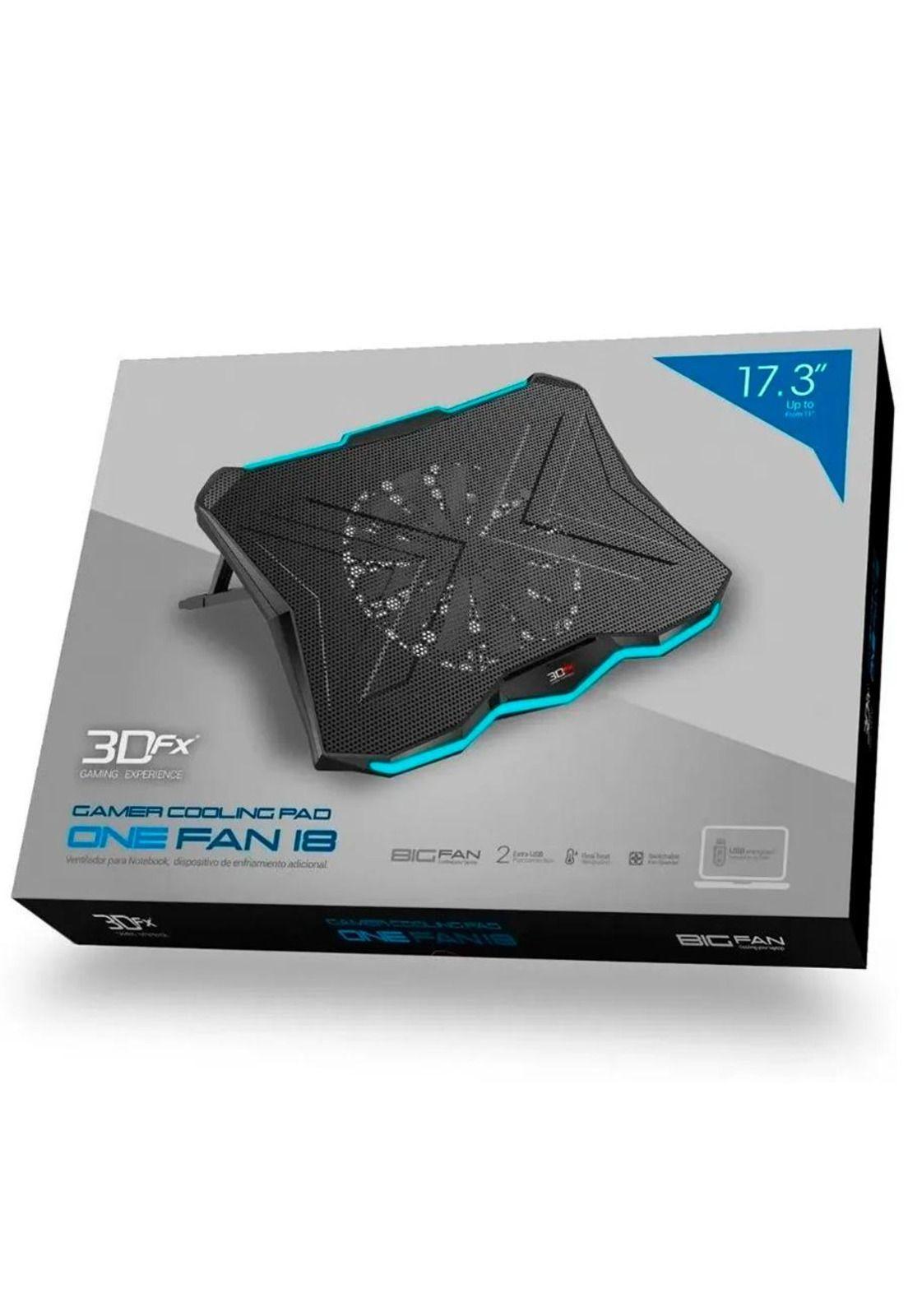 Base Ventilador 3dfx Notebook Gamer 17,3° One Fan-5