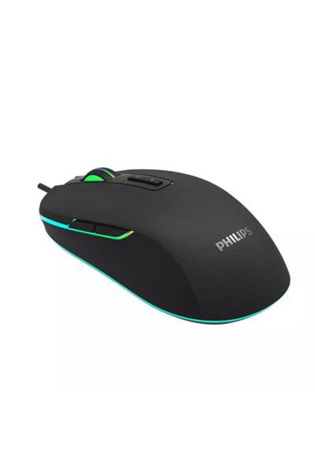 Mouse Gamer Philips Spk9414 7 Botones Dpi 3200-2
