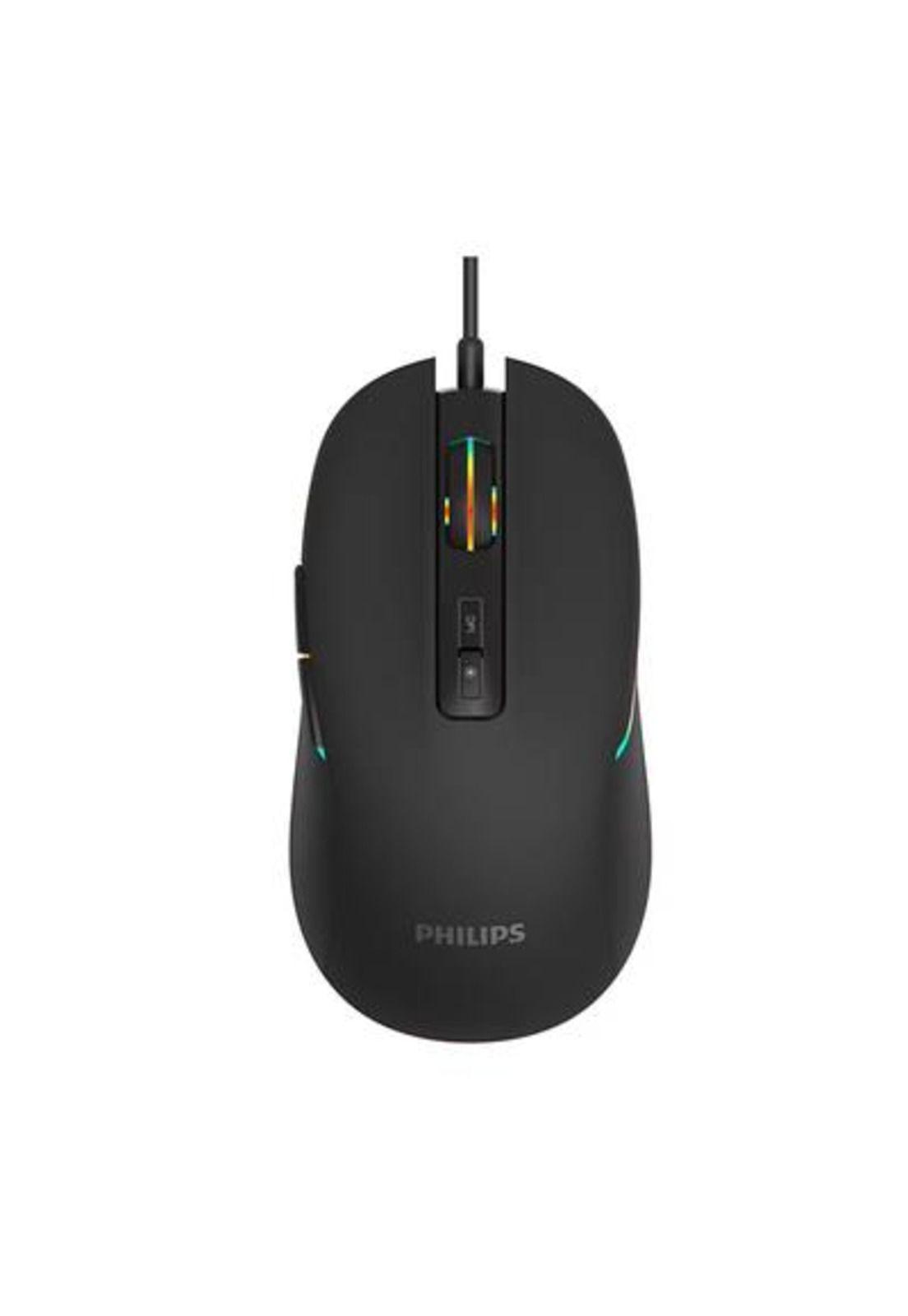 Mouse Gamer Philips Spk9414 7 Botones Dpi 3200-3