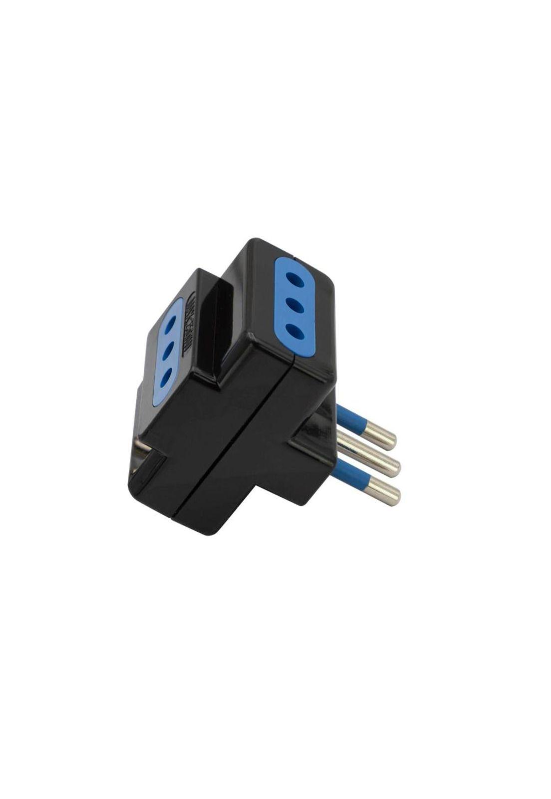 Enchufe Triple Philco, Color Negro-1