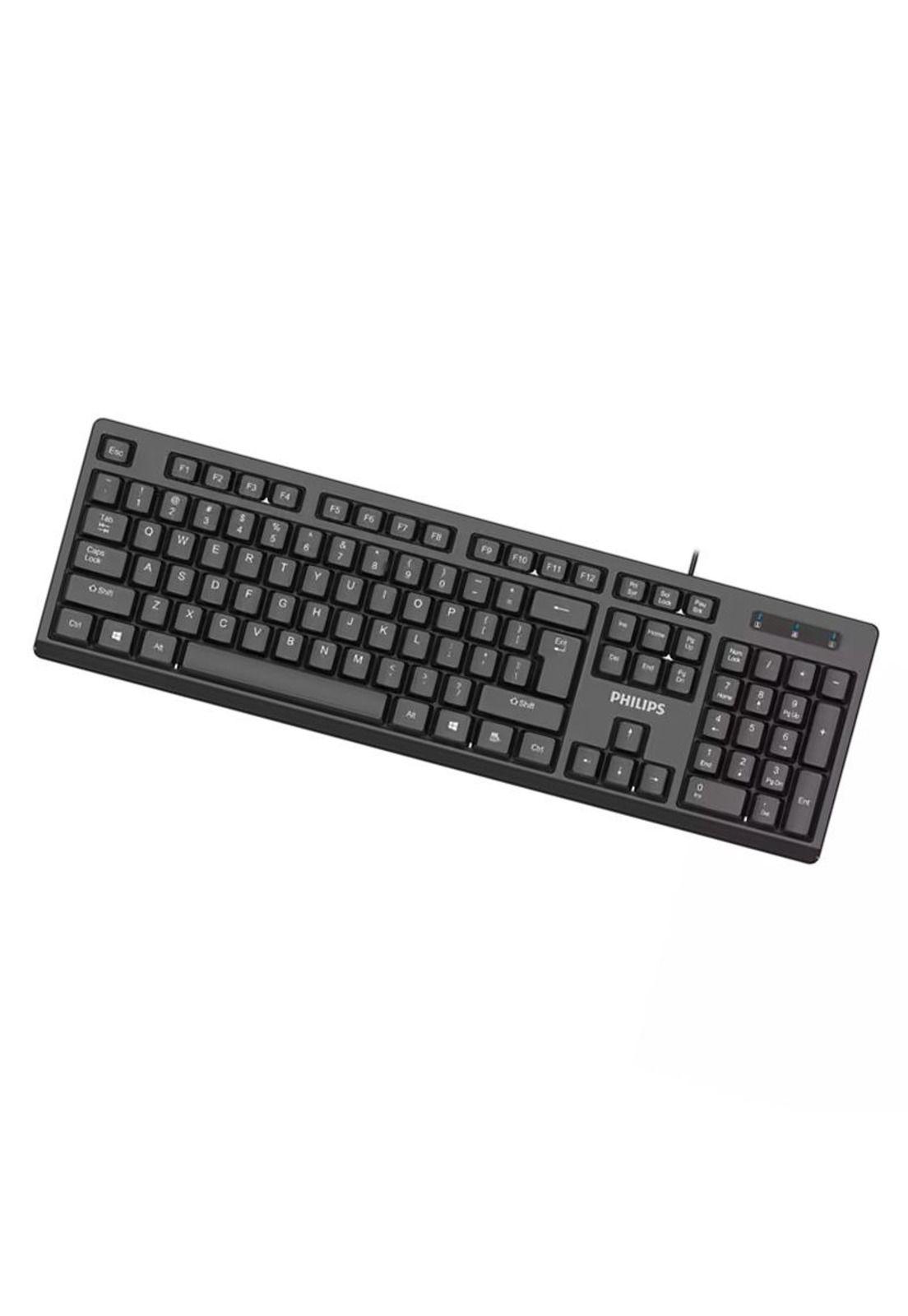 Teclado Alámbrico Philips SPK6234 USB-1