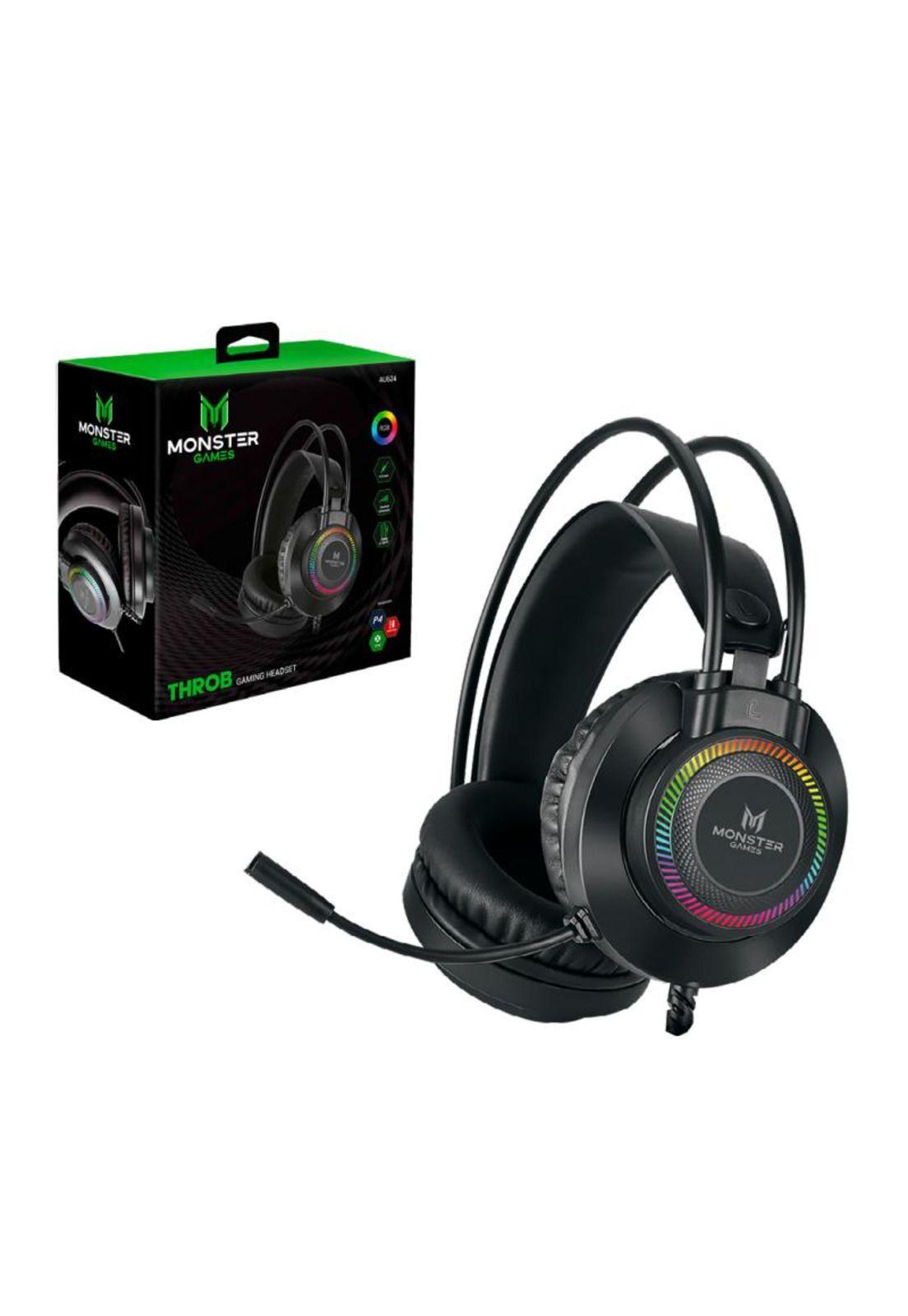 Audífonos Gamer Throb Monster Games Over-ear-4