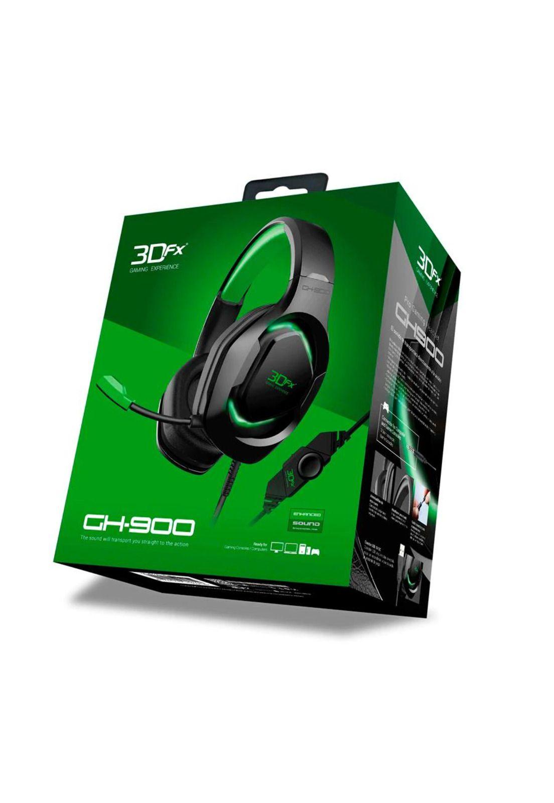 Audífonos Gamer Gh-900 Alámbricos 3dfx Mlab-1