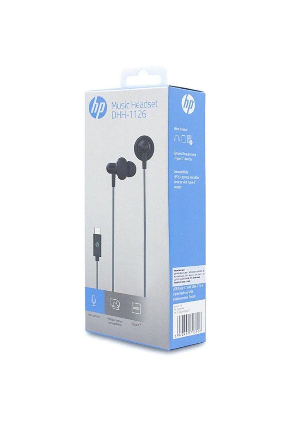 Audífonos HP In Ear DHH-1126 USB-C   Negro-2