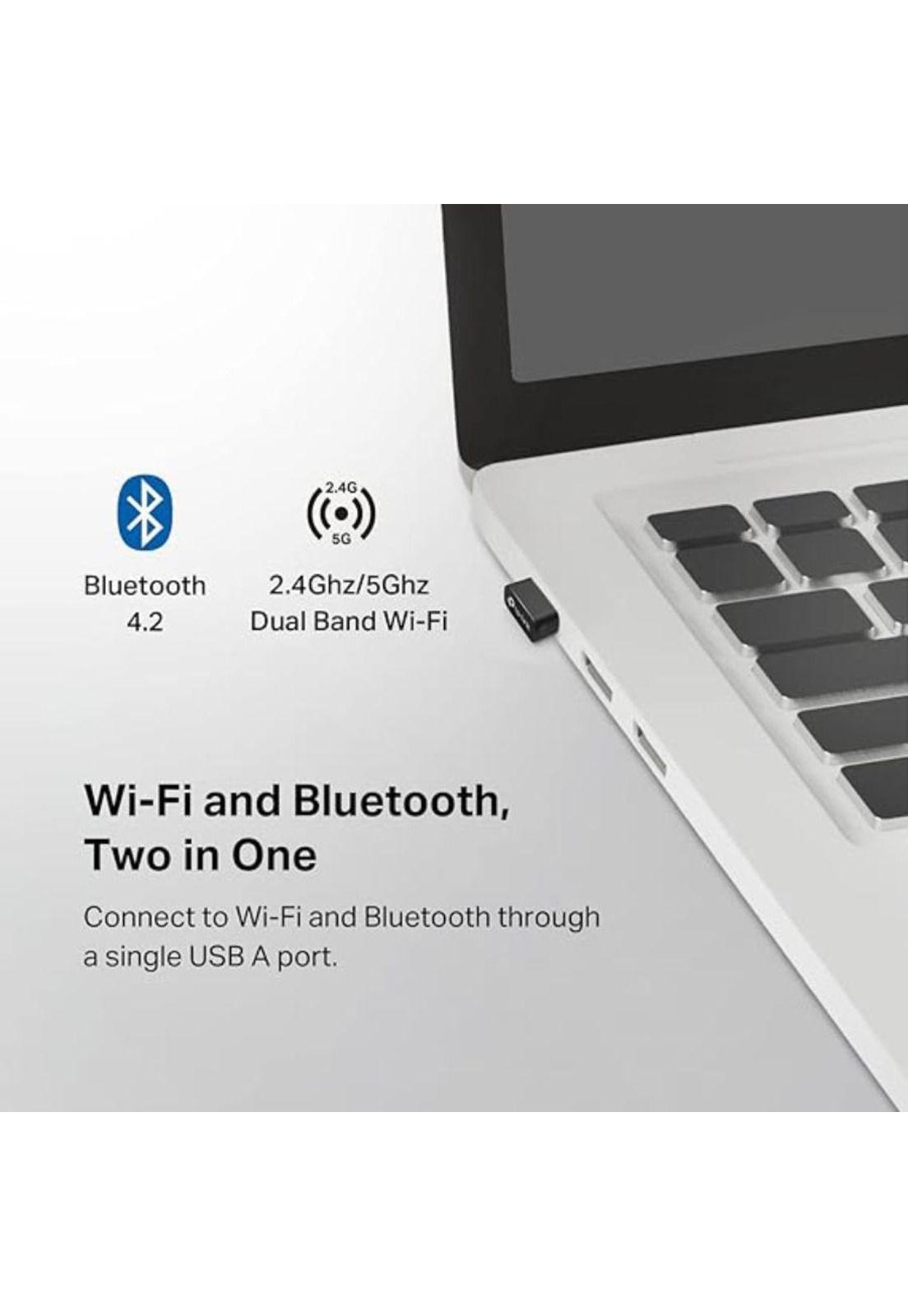 TP-Link Nano 2-en-1 USB Bluetooth WIFi adaptador AC600-2