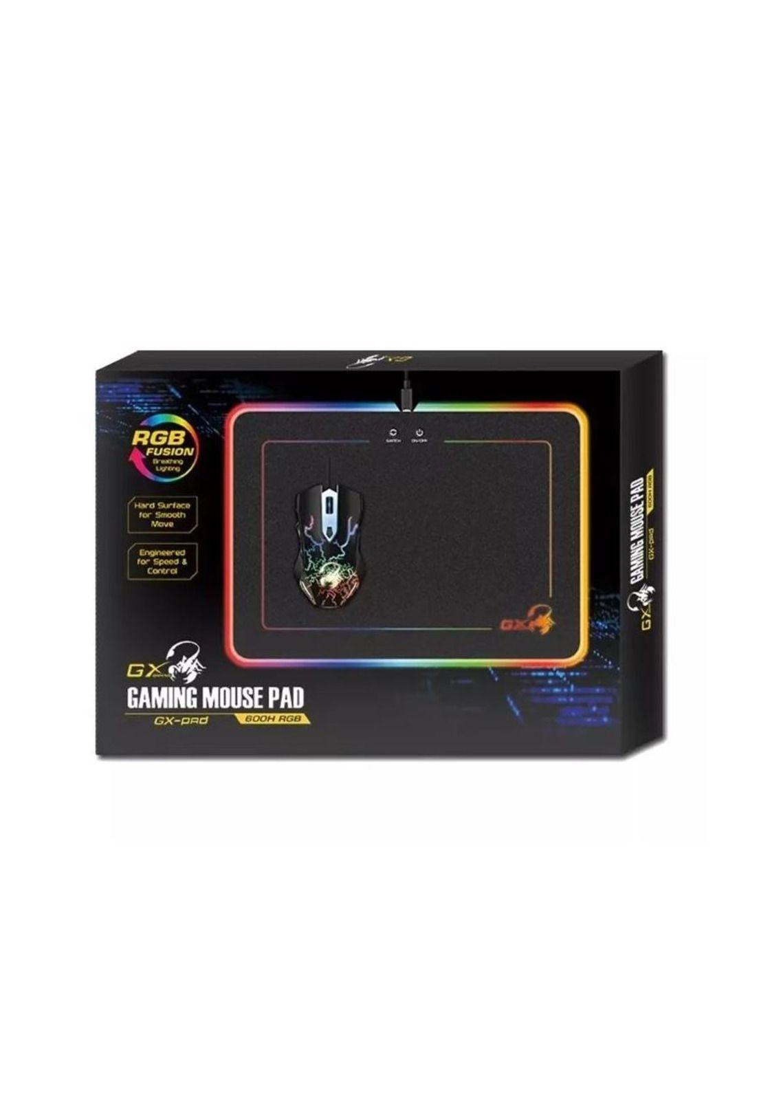 Mouse Pad Genius 600H RGB Antideslizante-4