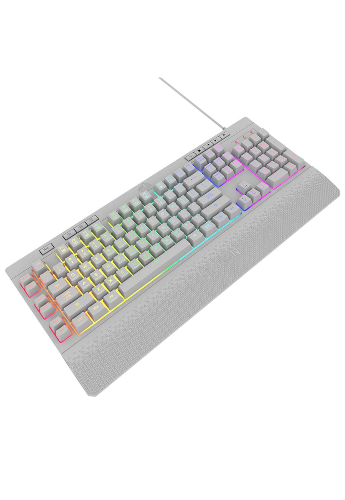 Teclado Gamer Redragon Shiva K512W-Rgb USB Anti Salpicaduras-0