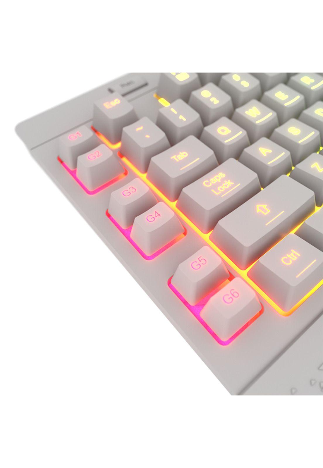 Teclado Gamer Redragon Shiva K512W-Rgb USB Anti Salpicaduras-2