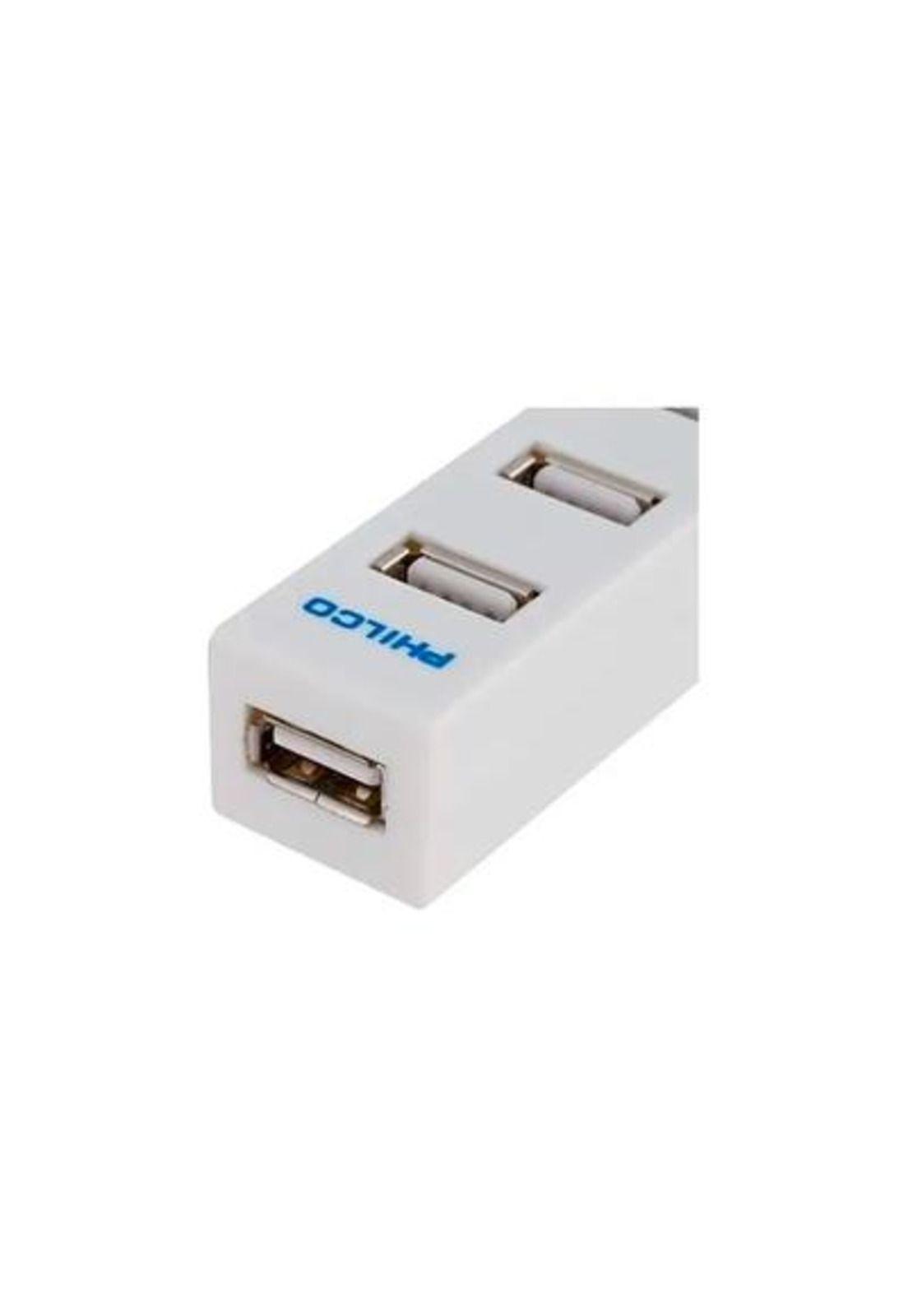 Mini 2.0 Hub Philco 4 Puertos USB-3