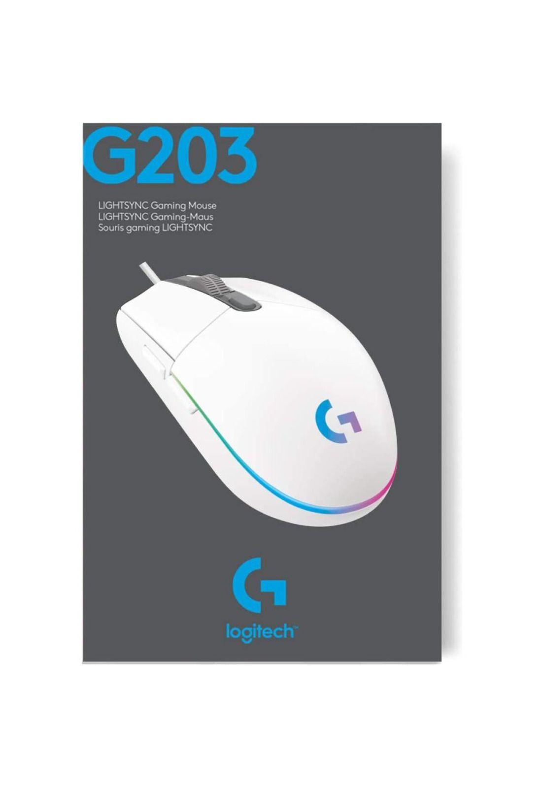 Mouse Alámbrico Logitech G203-4