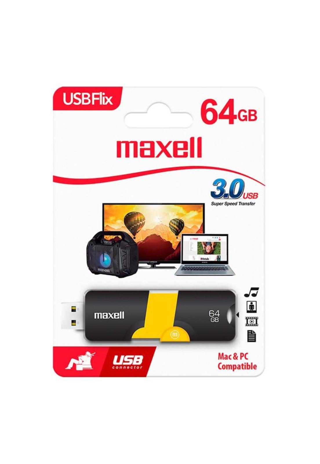 Pendrive Flix 64GB 3.2 Maxell-1