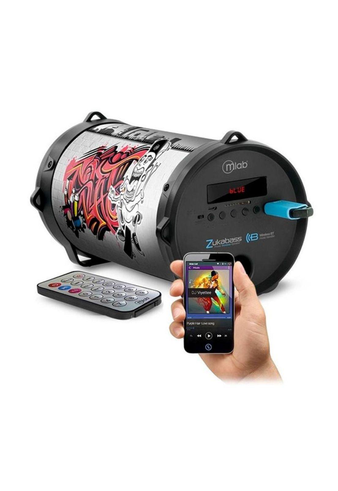 Parlante Bluetooth Bazooka Party Mlab 8065 FM AUX SD USB-2