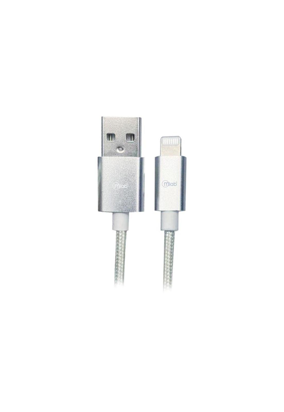Cable Certificado Lightning a USB Silver-2