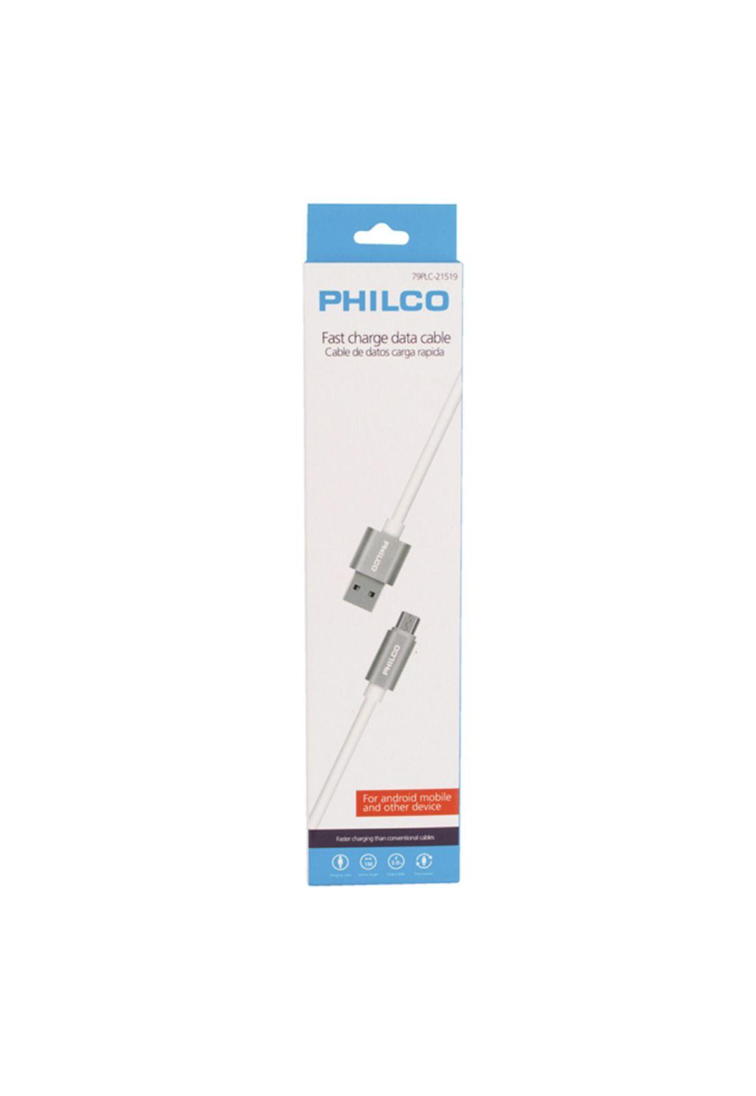 Cable de Datos Philco Carga Rapida USB de 1 Metro-2