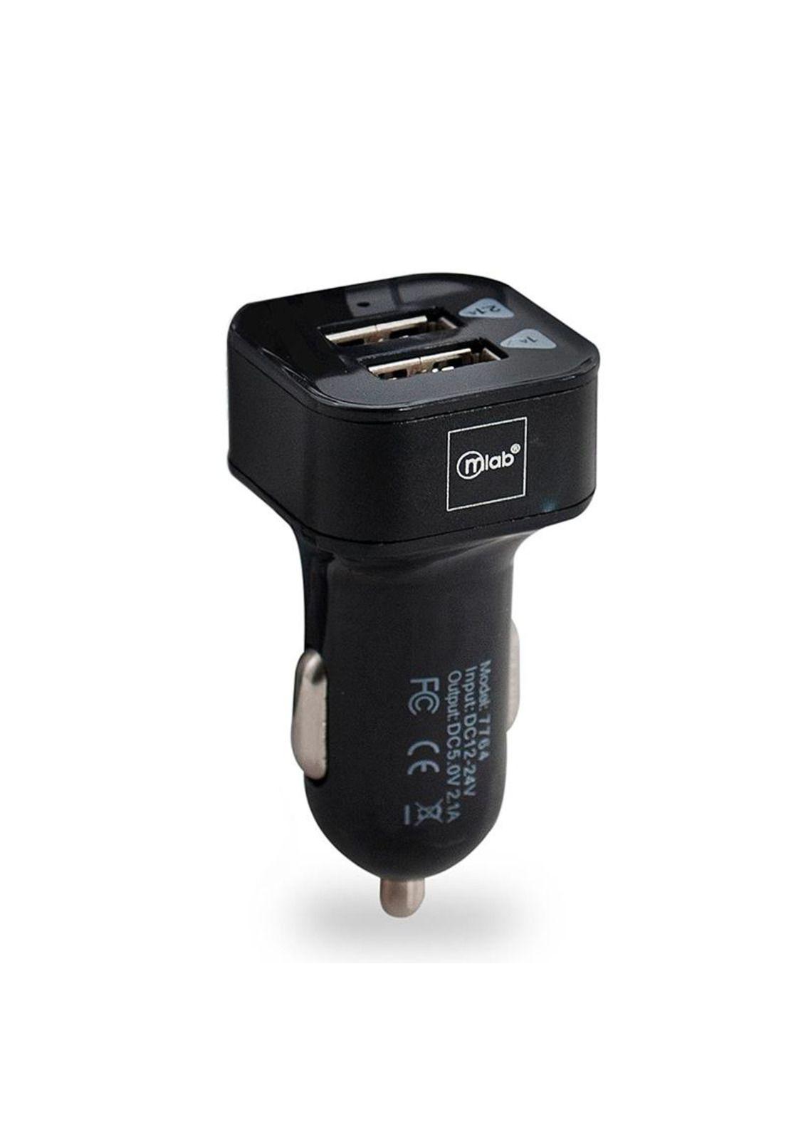 Adaptador Automóvil Mlab 12V 2 Usb-0