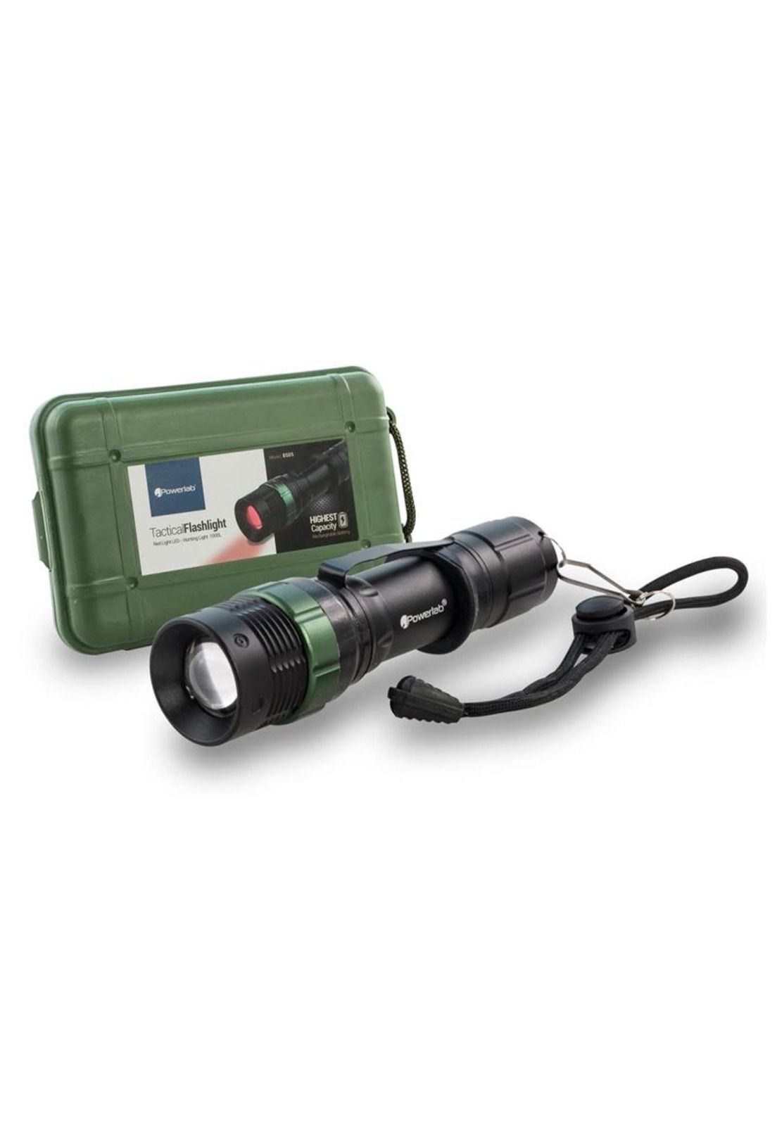 Linterna Led Powerlab Tactica Zoom 1000 Lum Roja Mlab-2