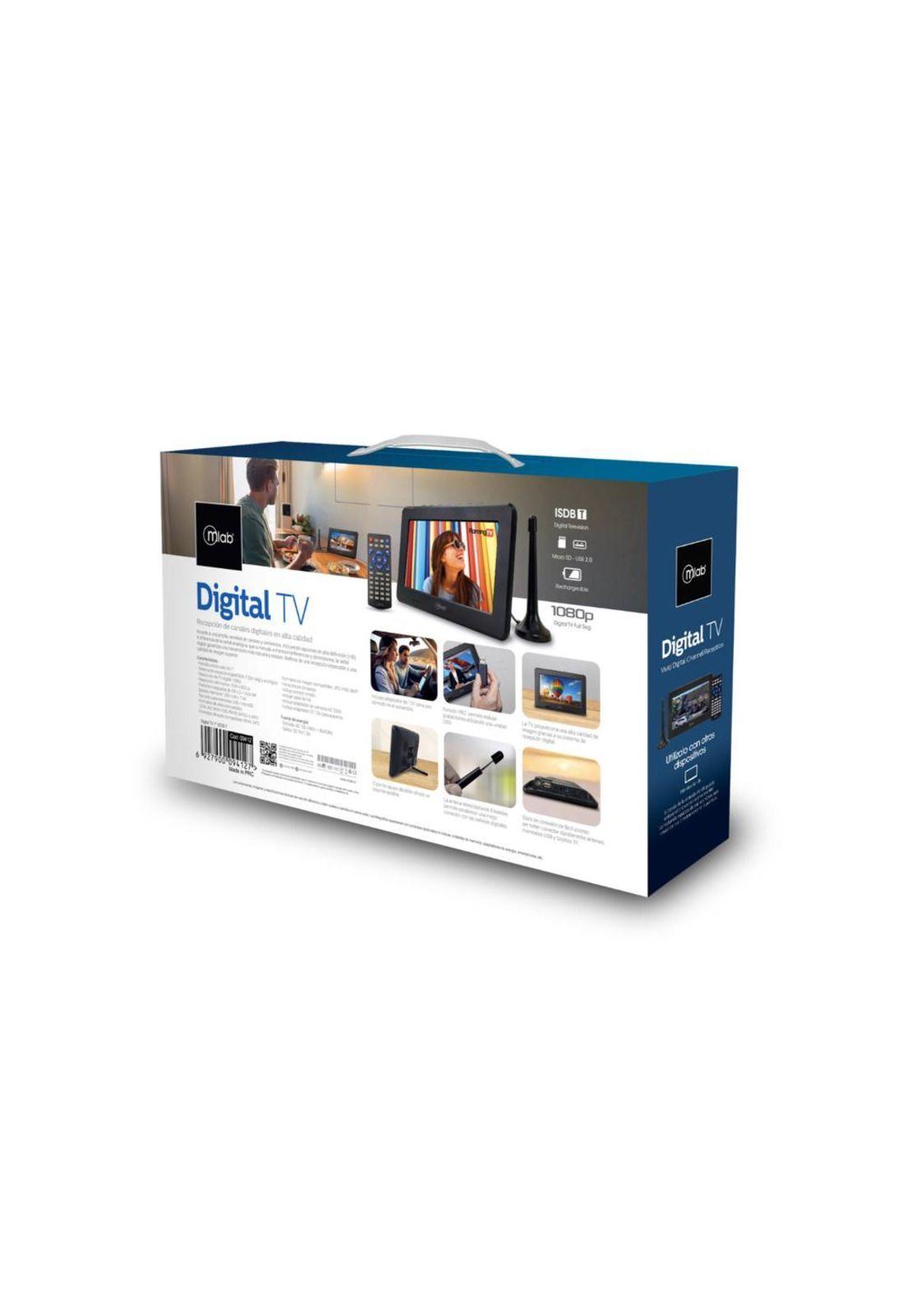 Televisor 7" Mlab Señal Digital ISDB-T 9412-5