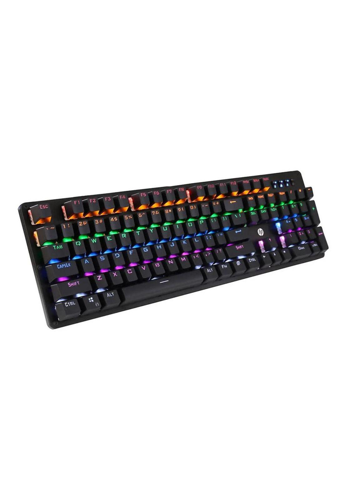 Teclado Gamer Mecánico HP GK100 Led RGB-0