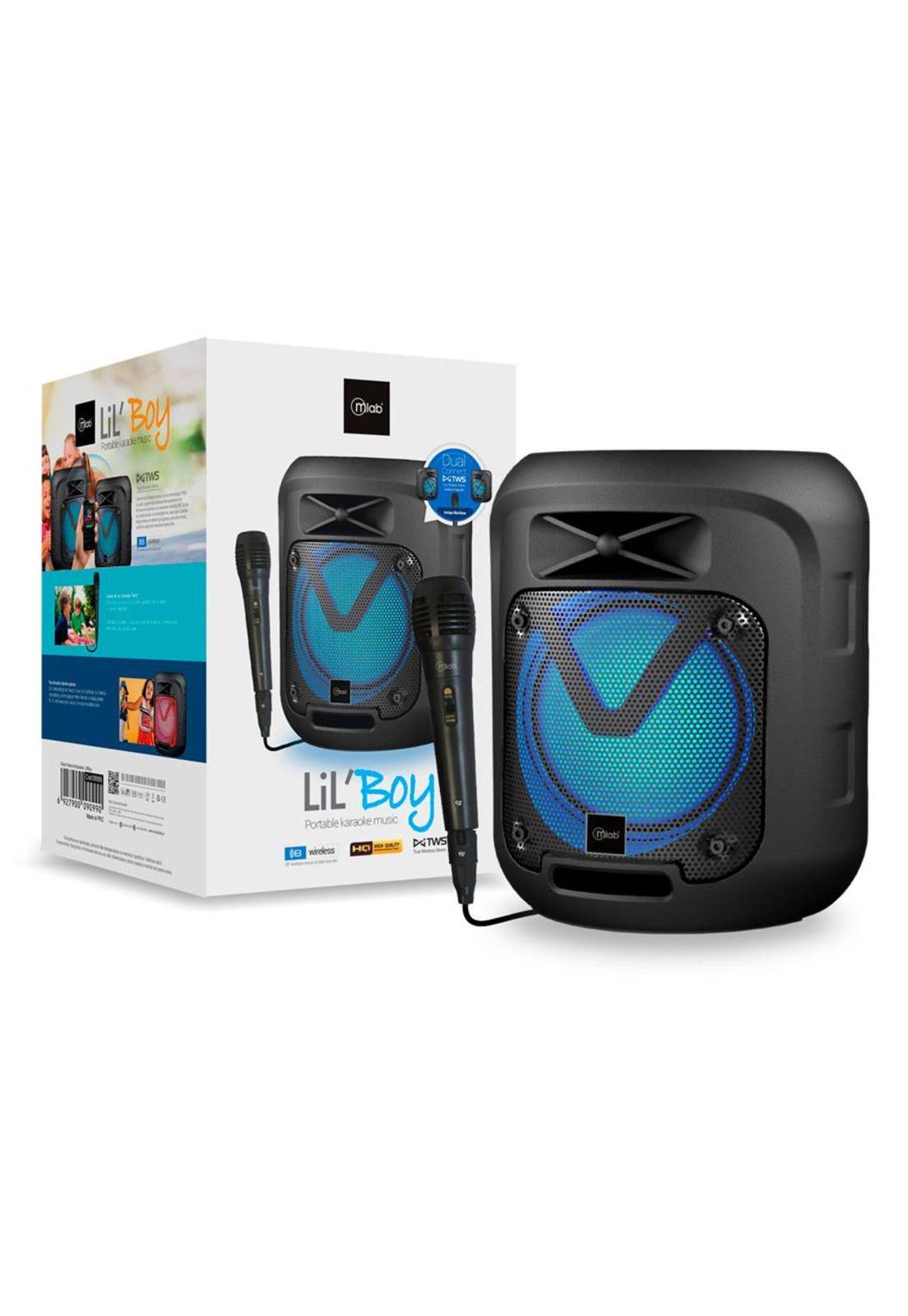 Parlante Karaoke Bluetooth Mlab Lilboy Tws Con Micrófono-2
