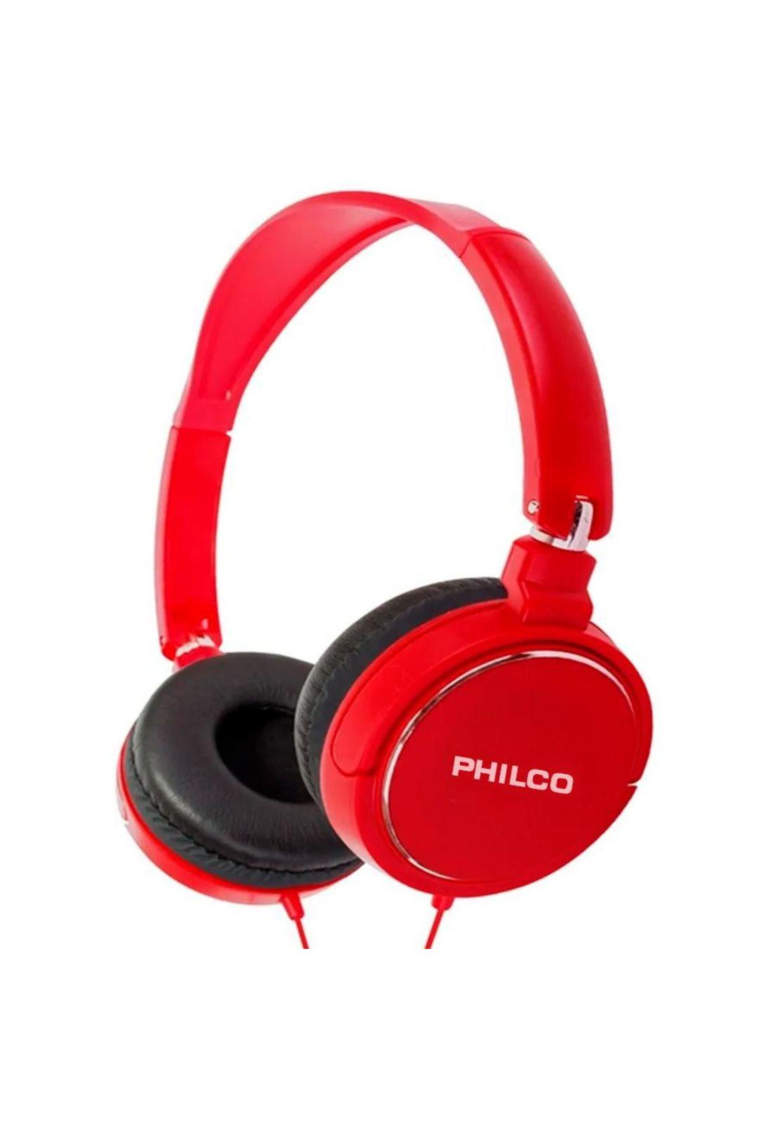 Audífono Cintillo Philco Plc18 Rojo 3.5 MM Over-Ear-2