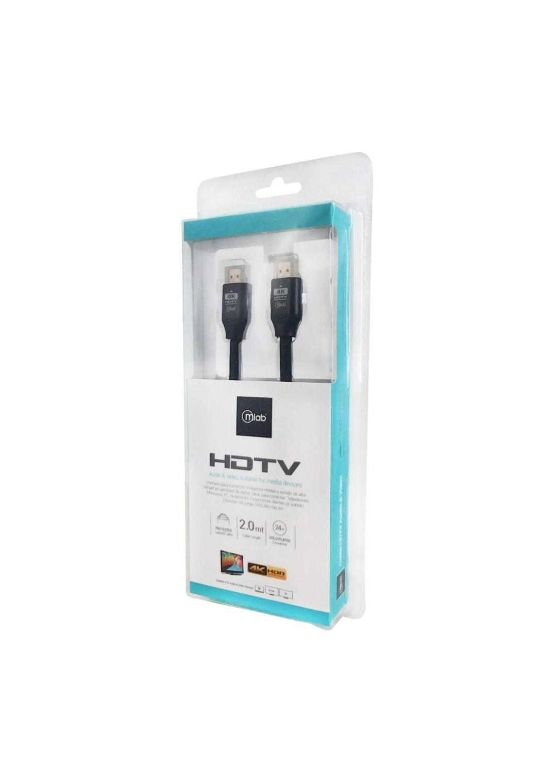 Cable HDMI Mlab 9378 Audio y Video 2mt-2
