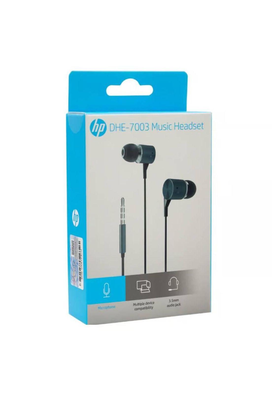 Audífonos HP DHE-7006 Metálico Manos Libres 3.5mm-3