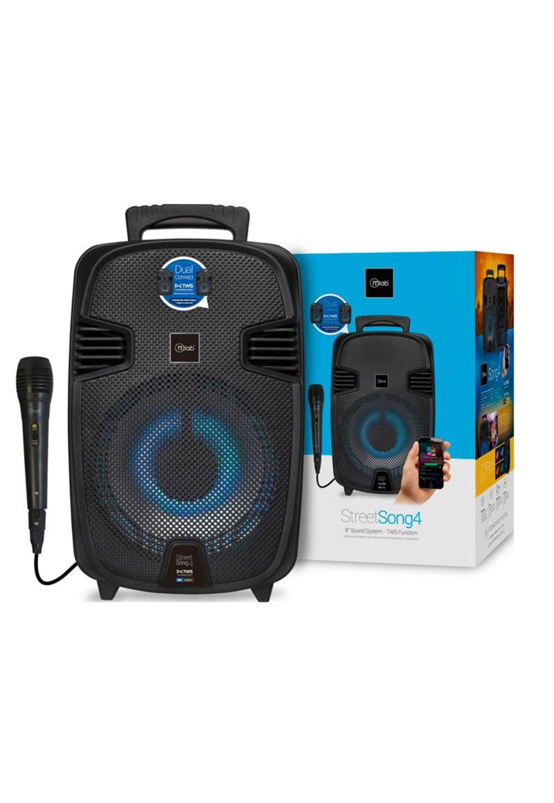 Parlantes Bluetooth Micrófono Street Song8 Speakertws Mlab-2