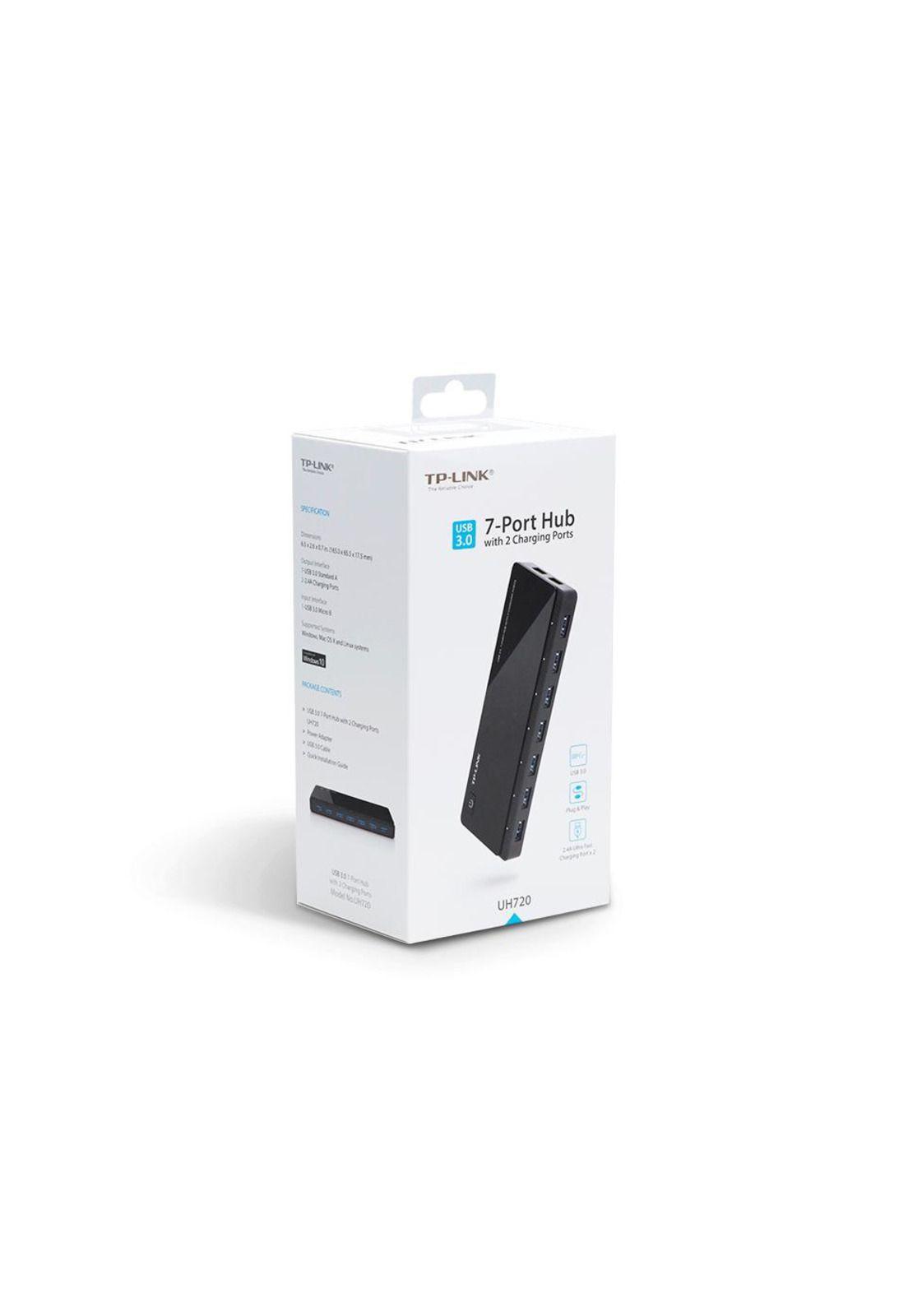 Hub 7 Puertos con dos puertos de carga USB 3.0-2
