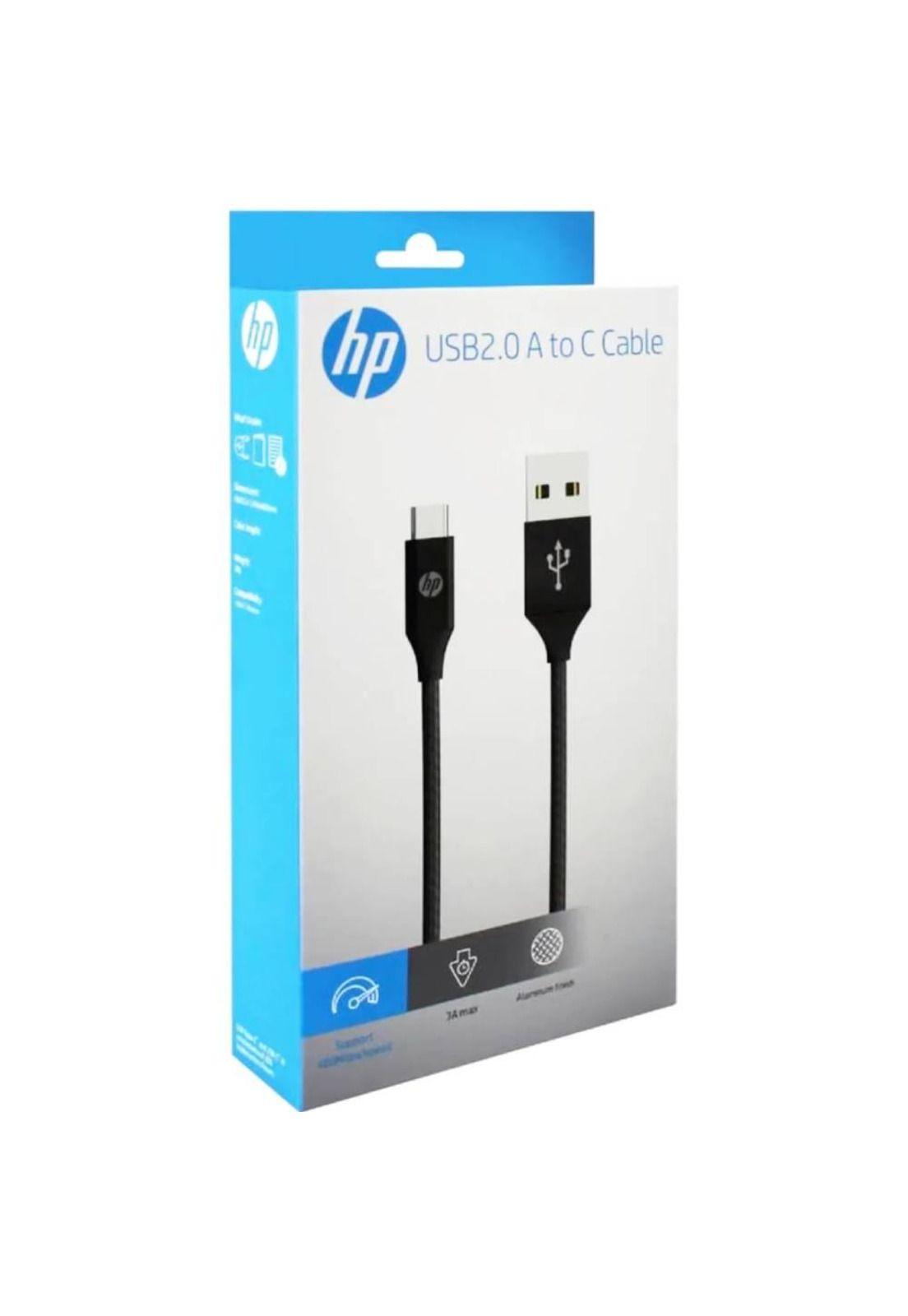 Cable USB 2.0 a USB-C HP DHC-TC102-1M Trenzado 1 Metro-2