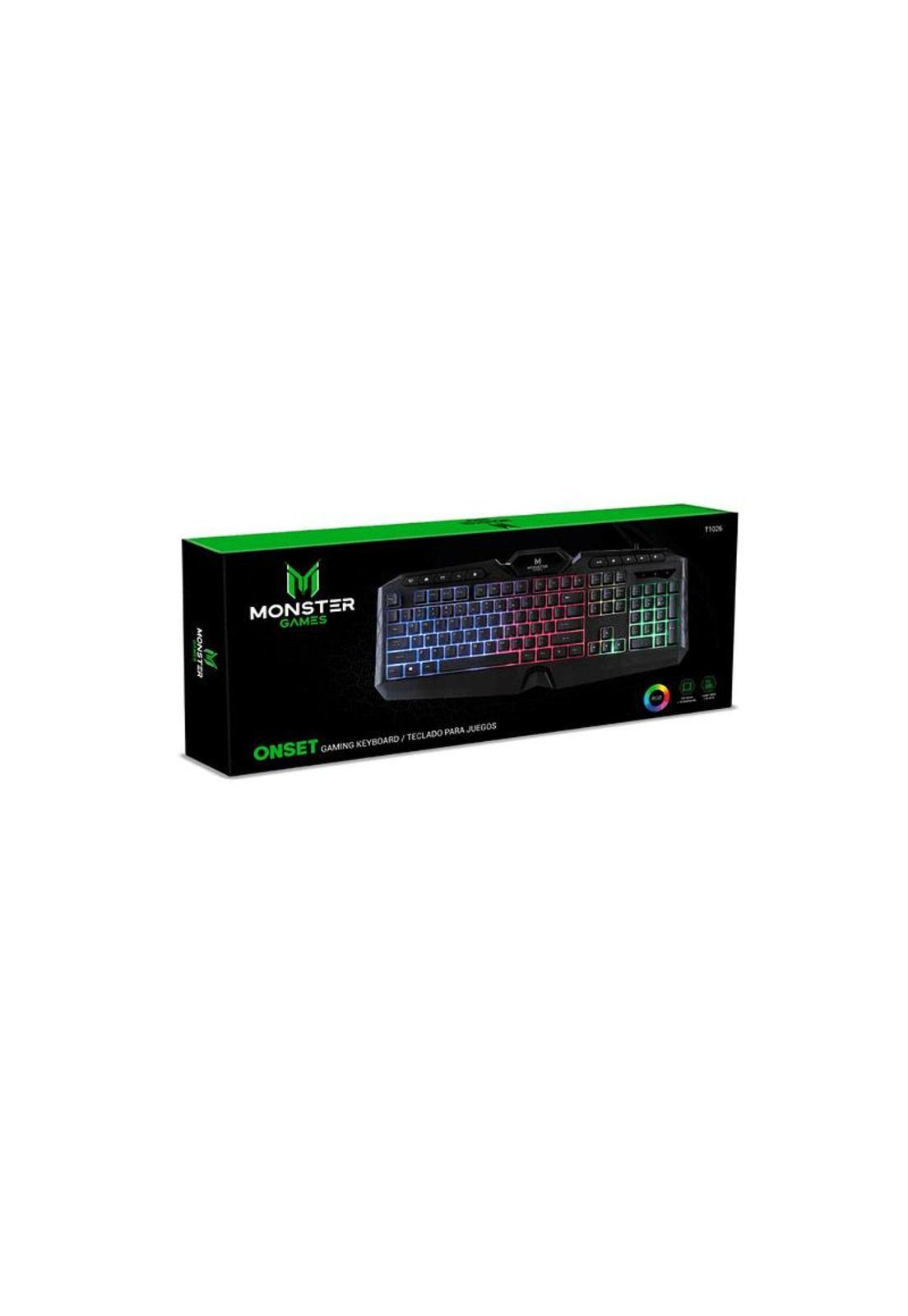 Teclado Gamer Monster Onset Rgb Qwerty Anti-ghosti-2