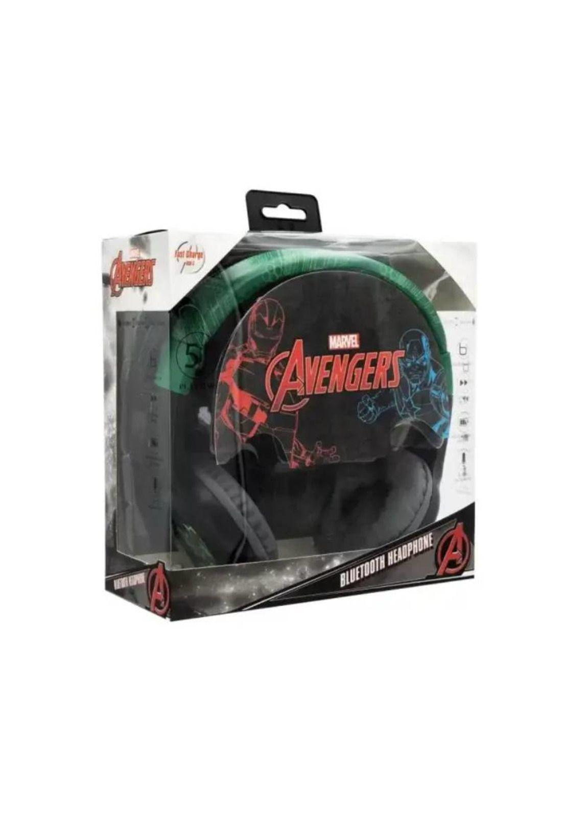 Audífonos Over Ear con Bluetooth Disney Hulk-2