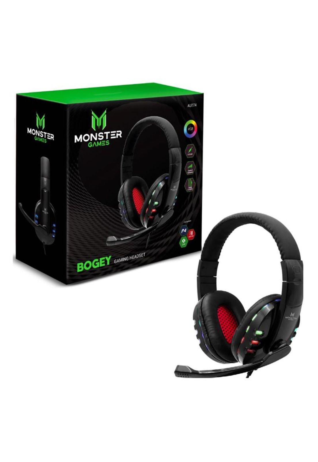 Audífonos Monster Gamer Bogey Games RGB Over-Ear-2